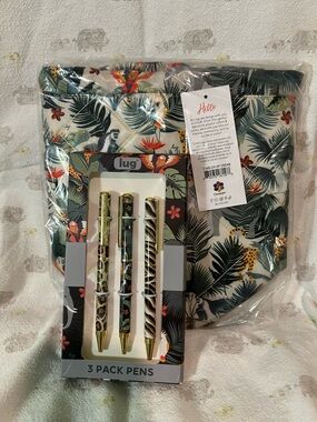 Lug  🐆 Wildlife Cream Tumbler and Wildlife Pen Set.